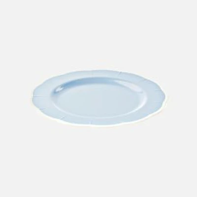 Flora Dinner Plate, 28cm - Light Blue