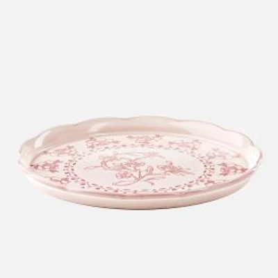 Josephine Small Round Tray - Dusty Pink