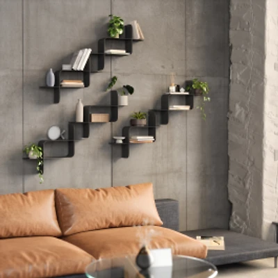 Montage Wall Shelves, Set of 2