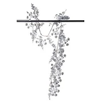 Silver Plastic Eucalyptus Garland
