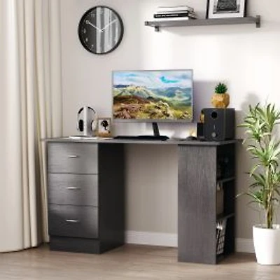 47" Home Office Desk with Drawers