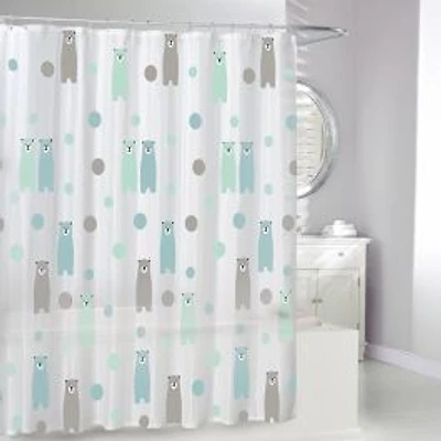 Happy Bears Shower Curtain