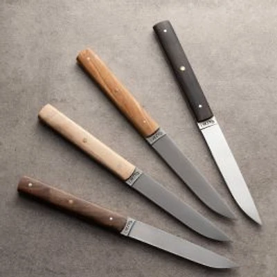 Hazaki Steak Knives, Set of 4 - Mixed Wood