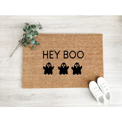 Hey Boo Coir Doormat