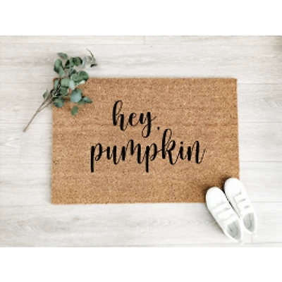 Hey Pumpkin Coir Doormat
