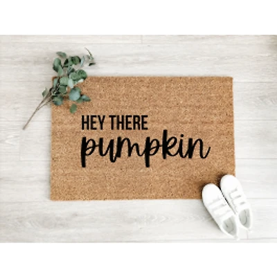 Hey There Pumpkin Coir Doormat