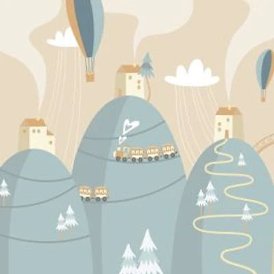 Hot Air Balloons Wallpaper Mural