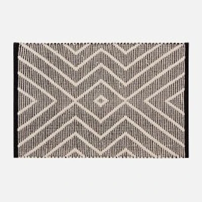Hudson Cotton Rug - Black