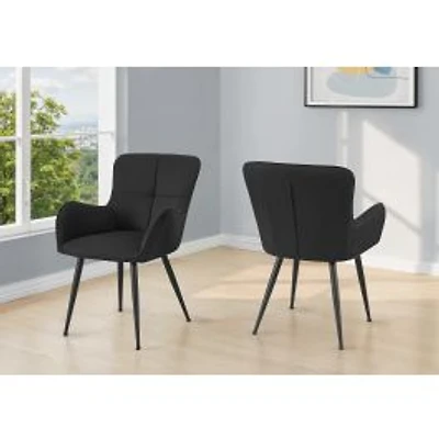 Dining Chair, Set of 2 - Suede, 33"