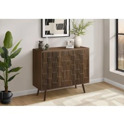 Accent Chest - Dark Walnut with 2 Doors, 32"