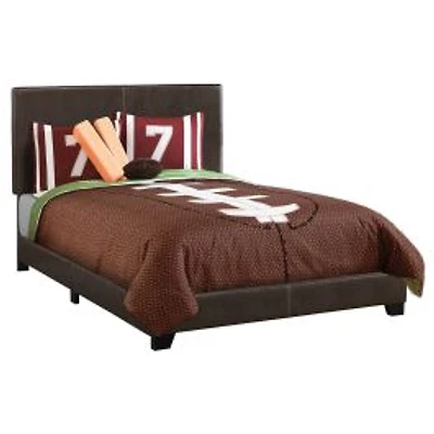 Leather Upholstered Bed Frame - Double