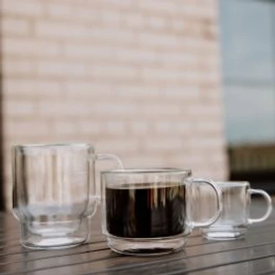 Double Double Stackable Espresso Cups by Brilliant