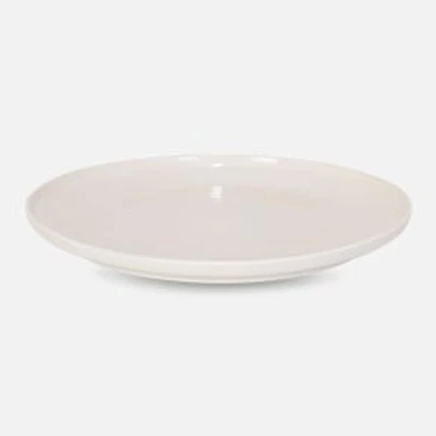 Brilliant Hip Opal Dinner Plates, Set of 4 - white