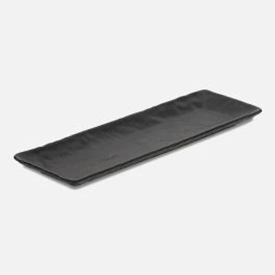 Japandi Rectangular Tray, 33cm - Black