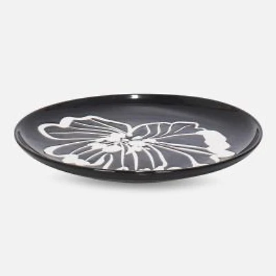 Brilliant Jardin Round Plate - Black, 21.5cm