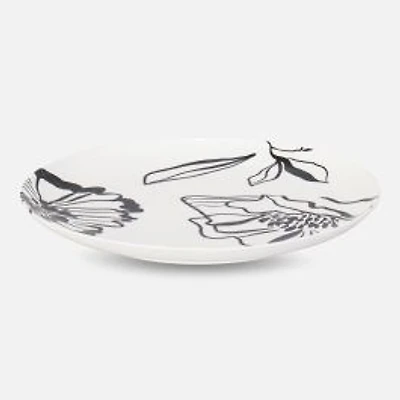 Brillant Jardin Round Plate - 26.5 cm, black