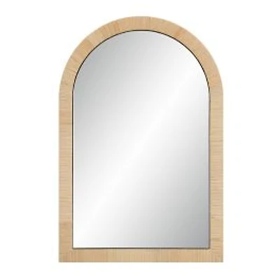 Tally 36" Tall Arch Rectangular Mirror, Natural