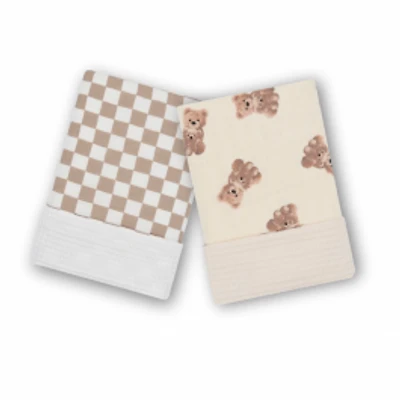 Set of 2 Bamboo Waffle Blanket by Beba
