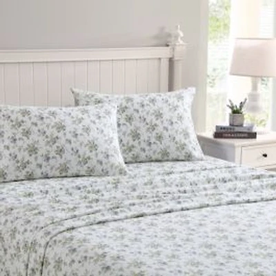 Laura Ashley Le Fleur Cotton Sheet Set
