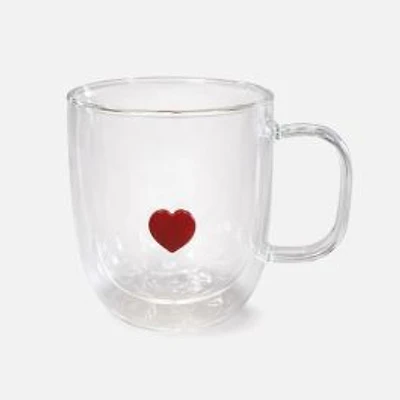JS Gourmet heart icon mugs, Set of 2