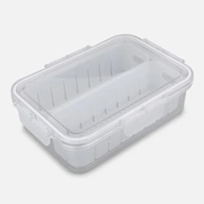 Vegetable Saver with 2 Compartments - 24cm x 17cm x 7 cm