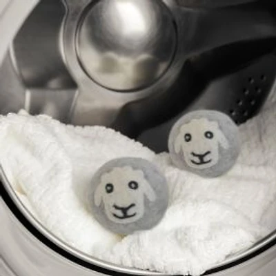 Dryer Balls Wool, Pack of 4 - Light Grey