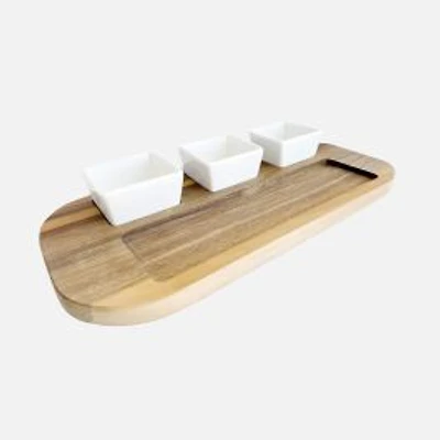 JS Gourmet Serving Tray, 4 Pieces