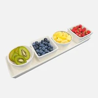 JS Gourmet Host Mini Bowls with Tray, 5 Pieces