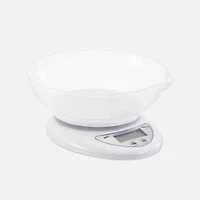JS GOURMET Digital Kitchen Scale - White