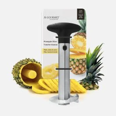 JS GOURMET Pineapple Slicer With Reinforced Welding & Thick Blade