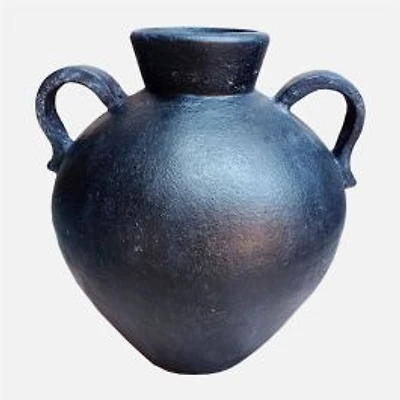 Organic Jug with 2 Handles, 17" - Black