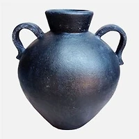 Organic Jug with 2 Handles, 17" - Black