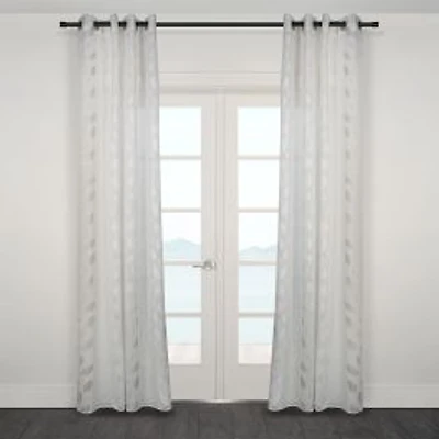 Kali Sheer Jacquard Grommet Panel