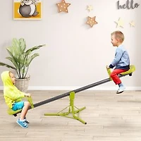 Kids Seesaw Swivel Children Teeter Totter Outdoor Play Set, For 2 Children
