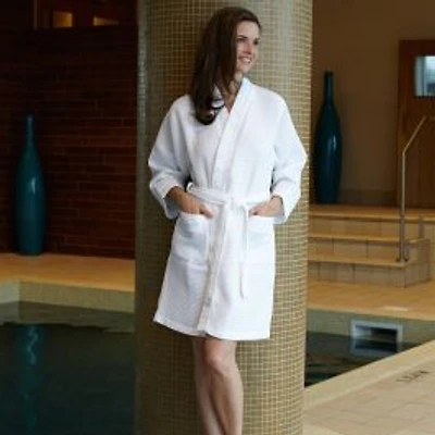 Waffle Kimono Bathrobe