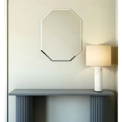 Kirwin Frameless Octagonal Mirror