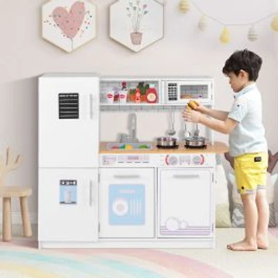 Toddler Pretend Play Kitchen Toy, Stove for 3+ Boys and Girls - White