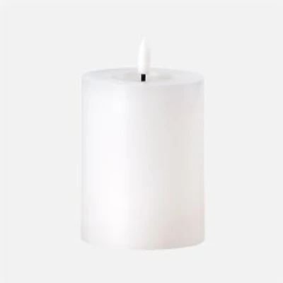 LED Pillar Candle White - 3x4 in