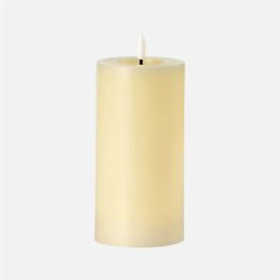 LED Pillar Candle Cream - 3x6