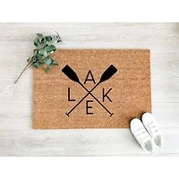 Lakes with Paddle Coir Doormat