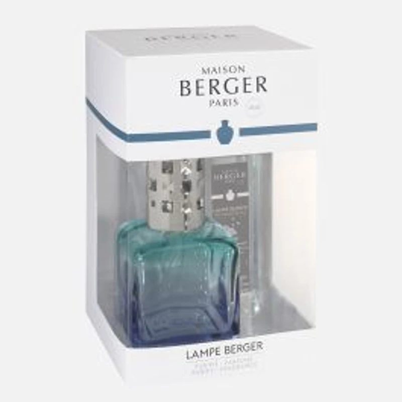 « Glaçon » Berger Lamp Gift Set by Maison Berger Paris - Turquoise/Blue