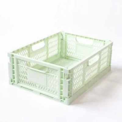 Set of 4 Large Folding Storage Crates