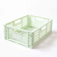 Set of 4 Large Folding Storage Crates