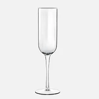 Jazz Set of 4 Champagne Flutes by Luigi Bormioli