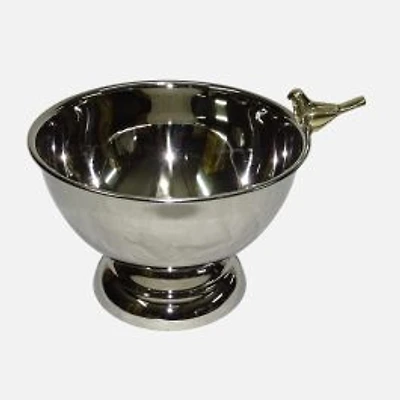 Elegance Bowl On Base With Bird