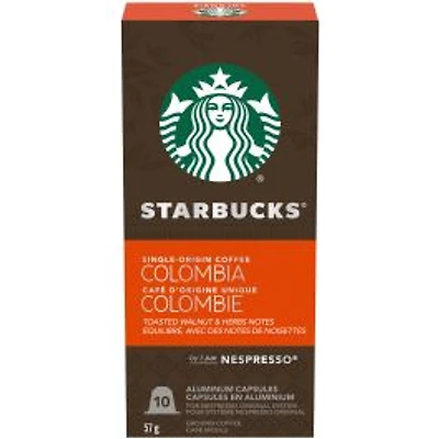Capsules Starbucks® café d'origine unique Colombie pour Nespresso® Original