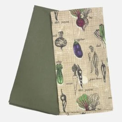 Legumes Tea Towel, Set of 2