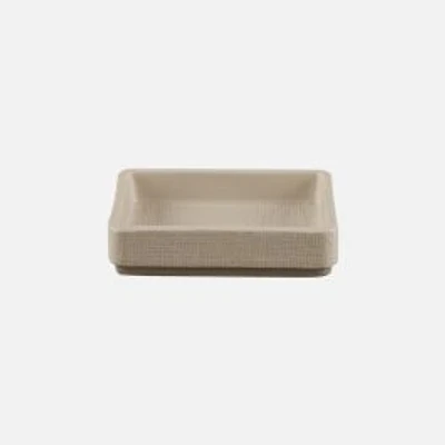 Cedar & Rose Linen Ceramic Soap Dish