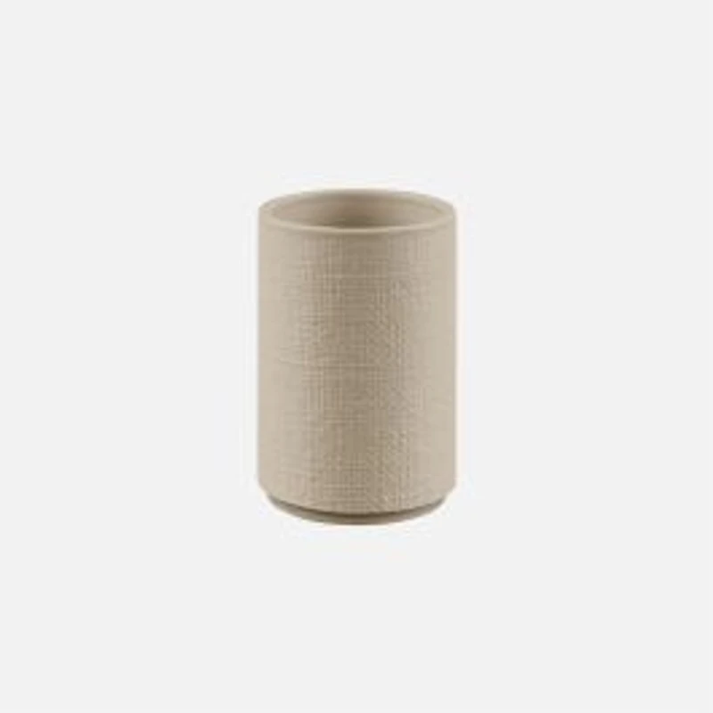 Cedar & Rose Linen Ceramic Tumbler