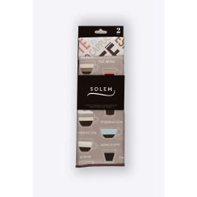 Microfiber Dish Towels - Coffee Break, Set of 2